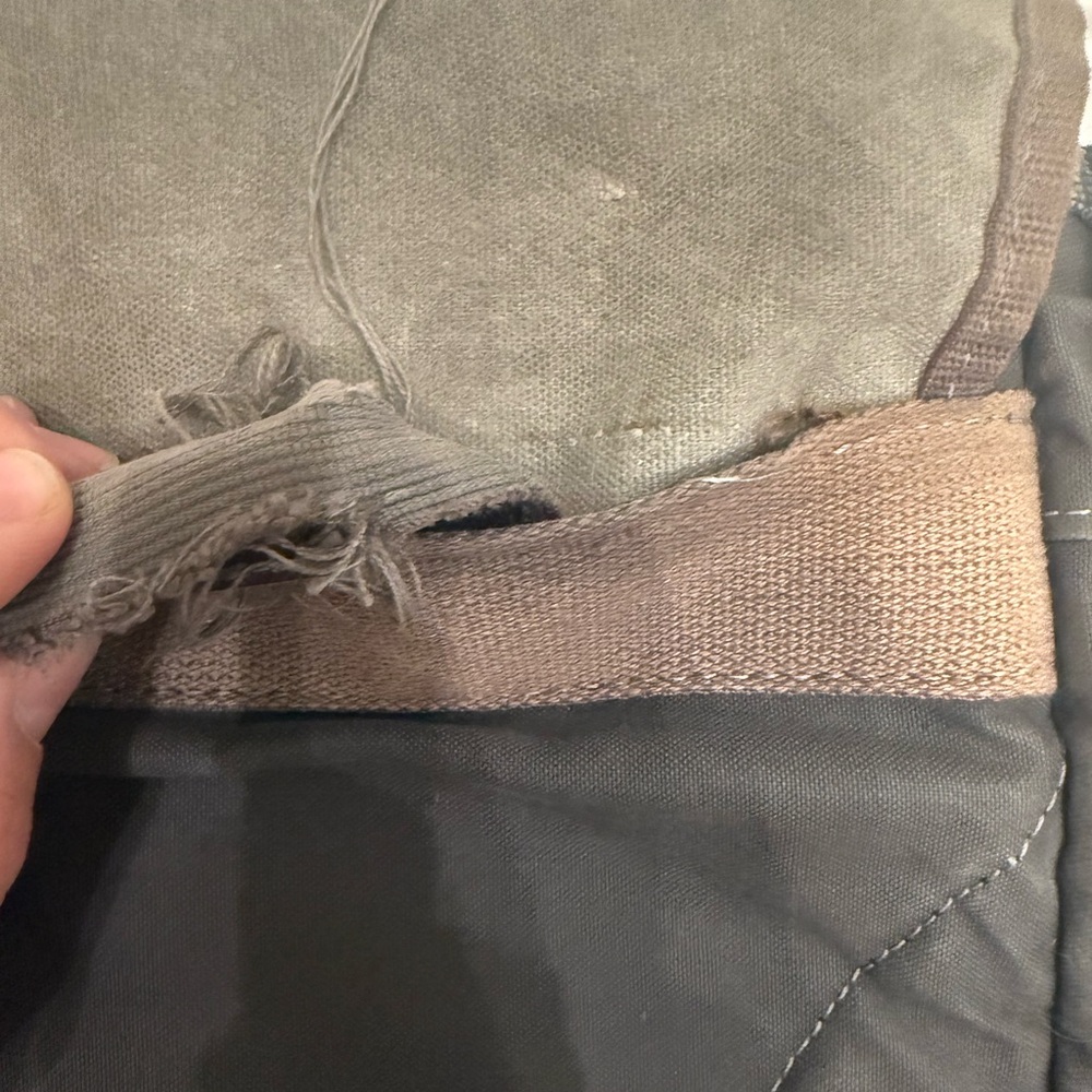 Billykirk Waxed Canvas & Leather Standard Issue Backpack - Made in the USA - Picture 3 of 4